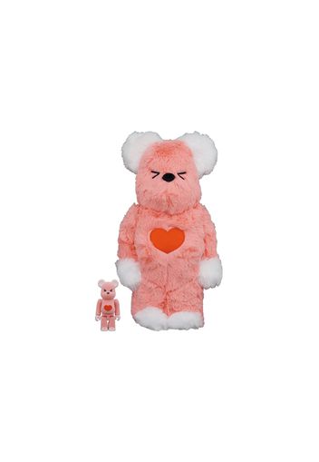 Bearbrick Valmuer (Poppies) 100% & 400% Set Pink