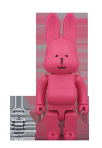 Bearbrick Rabbrick CRAFTHOLIC 100% & 400% Set Pink