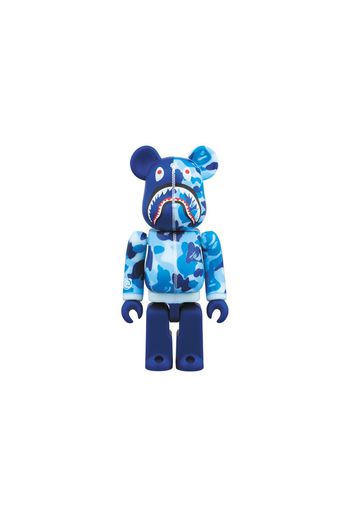 Bearbrick BAPE Camo Shark Hoodie 10th Anniversary 1 Blue