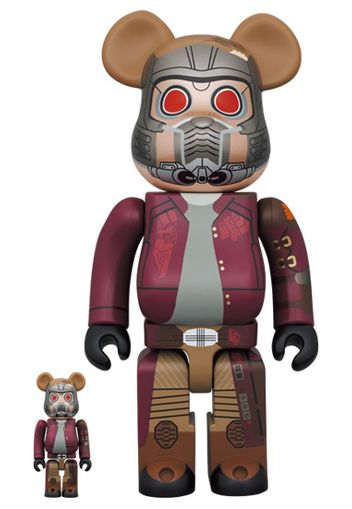 Bearbrick Marvel The Infinity Saga Star-Lord 100% & 400% Set