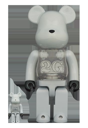 Bearbrick 2G 100% & 400% Set WHITE CHROME