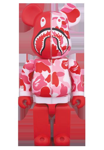 Bearbrick x BAPE Camo Shark 400% Pink