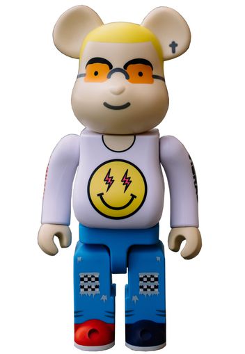 Bearbrick J Balvin 400% & 100% Bearbrick Set White