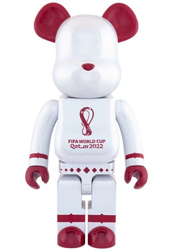 Bearbrick x FIFA World Cup Qatar 2022 1000% White Chrome