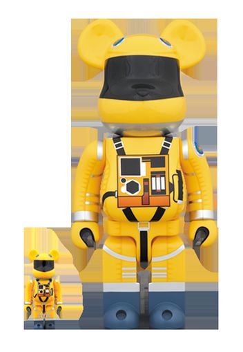 Bearbrick Space Suit Yellow Ver. 100% & 400% Set Yellow