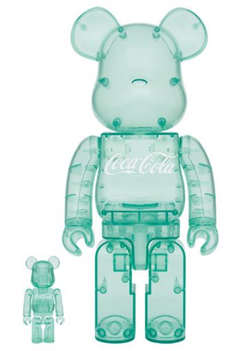 Bearbrick x Coca-Cola Georgia Green 100% & 400% Set