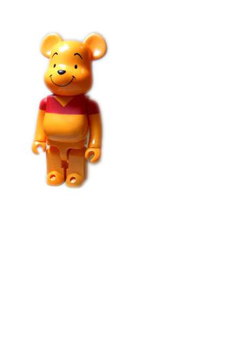 Bearbrick Disney Winnie The Pooh 2002 Character Convention 400% Yellow