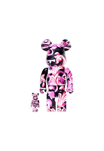 Bearbrick x PHANTACi 17th Anniversary 100% & 400% Set Pink Purple Black