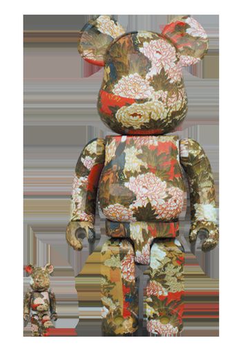 Bearbrick Ito Jakuchu "Peony Poultry Drawing" 100% & 400% Set