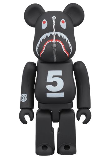 Bearbrick x BAPE DSMG 5th Shark 100% Black