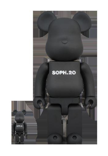 Bearbrick SOPH. 20th Anniversary 100% & 400% Set Black