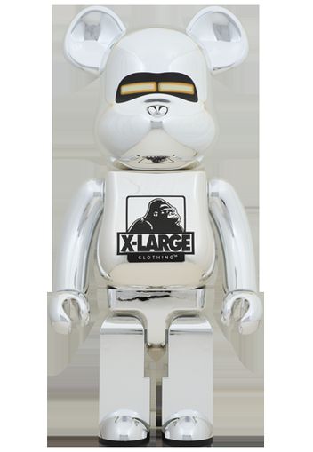 Bearbrick x XLarge x Hajime Sorayama 1000% Silver