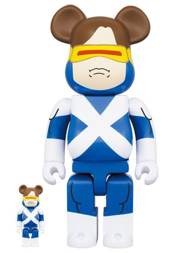 Bearbrick x Marvel X-Men Cyclops (Variant Suit Ver.) 100% & 400% Set