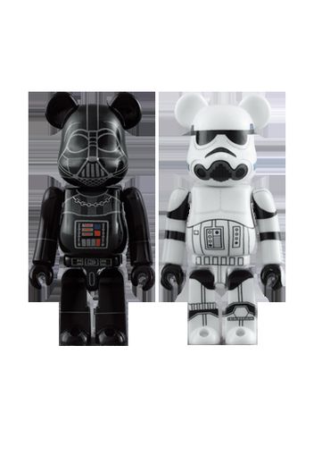 Bearbrick Darth Vader & Stormtrooper 2 Pack 100% Black