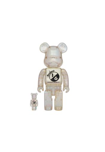 Bearbrick Project 1/6 100% & 400% Set Clear Crome