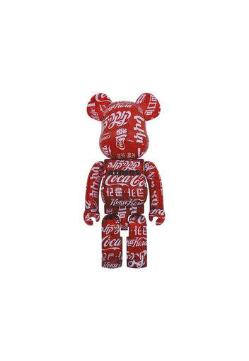 Bearbrick atmos x Coca-Cola 1000% Clear Red