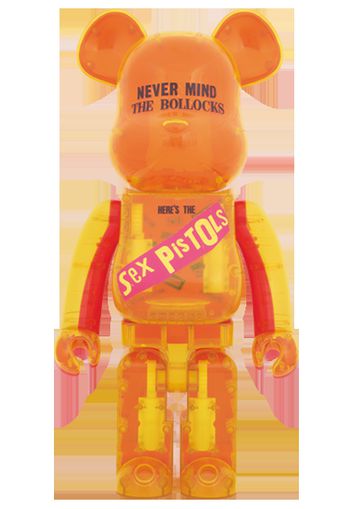 Bearbrick x Sex Pistols Clear Version 1000% Orange