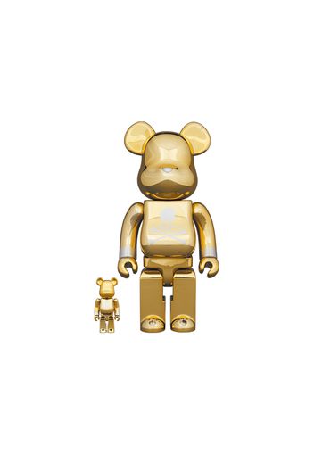 Bearbrick x mastermind JAPAN 100% & 400% Set Gold