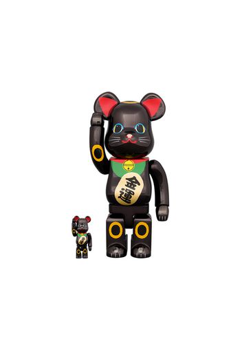 Bearbrick Maneki Neko Gold Luck 100% & 400% Set