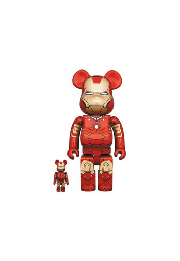 Bearbrick Iron Man Mark III 100% & 400% Set