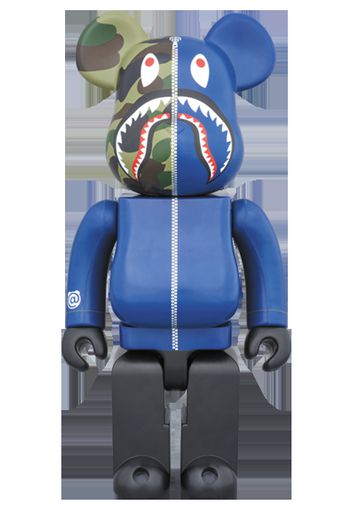 Bearbrick x Bape Camo Shark 1000% Blue