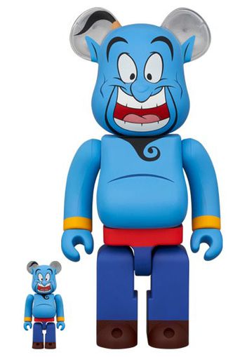 Bearbrick Disney Aladdin Genie 100% & 400% Set