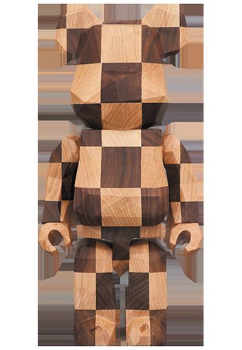 Bearbrick Karimoku Fragment 400% Polygon Chess 400% Wood