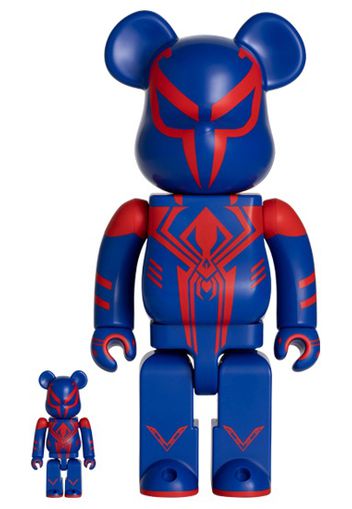 Bearbrick x Marvel Spider-Man 2099 100% & 400% Set