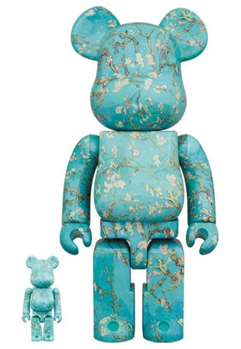 Bearbrick x Van Gogh Museum Van Gogh (Almond Blossom) 100% & 400% Set