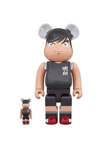 Bearbrick Captain Tsubassa Hyuga Kojiro 100% & 400% Black