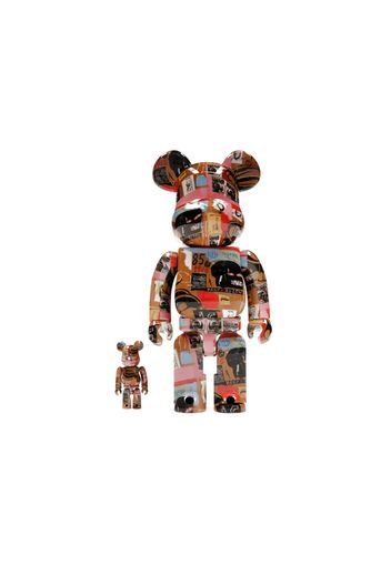 Bearbrick Andy Warhol x JEAN-MICHEL BASQUIAT #2 100% & 400% Set