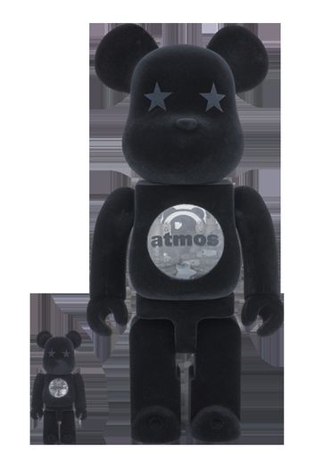 Bearbrick Atmos 100% & 400% Set Black