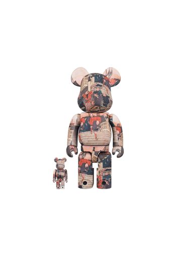 Bearbrick x Tokyo National Museum Hiroshige Utagawa (Fifty-three Stations of the Tokaido) Nihonbashi 100% & 400% Set