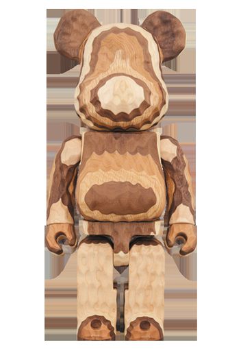 Bearbrick Karimoku Fragment Carved Wooden-Layered 400% Wood