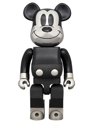 Bearbrick Royal Selangor Mickey Mouse 400% Black/White