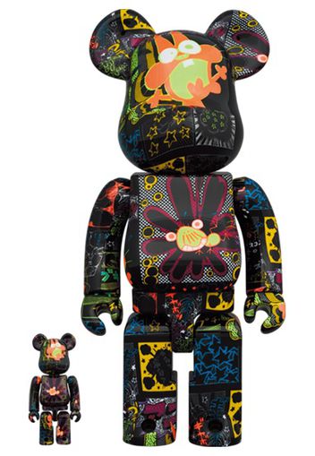 Bearbrick New Akatsuka Nyarome & Beshi 100% & 400% Set