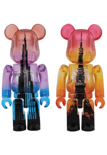 Bearbrick x Burj Khalifa Tokyo Tower 100% (set of 2) Black