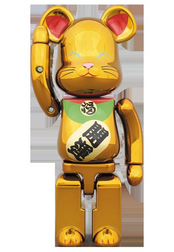 Bearbrick Superalloy Maneki Neko Gold Plated 2 200%