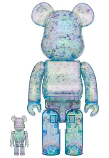 Bearbrick x Anever 3rd Ver. 100% & 400% Set Blue