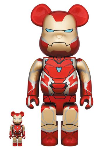 Bearbrick x Marvel Iron Man Mark 85 100% & 400% Set