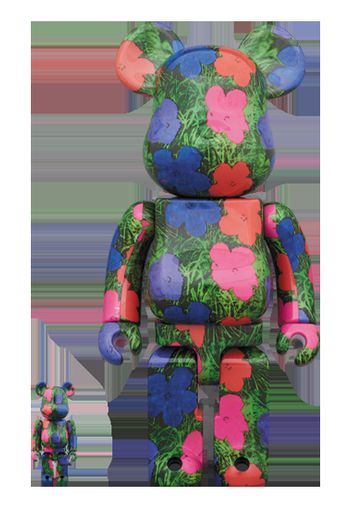 Bearbrick ANDY WARHOL "Flowers" 100% & 400% Set