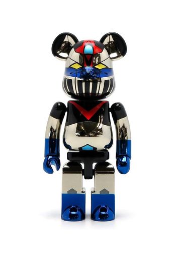 Bearbrick Medicom Super Alloyed Great Mazinger Gold Plated 200% Silver