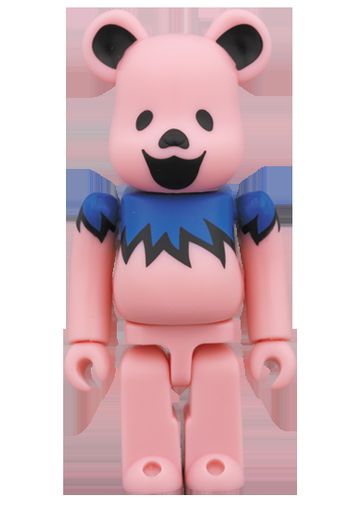 Bearbrick Grateful Dead Dancing Bears 100% Pink