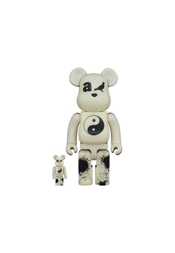 Bearbrick x atmos x Staple #4 100% & 400% Set Glow