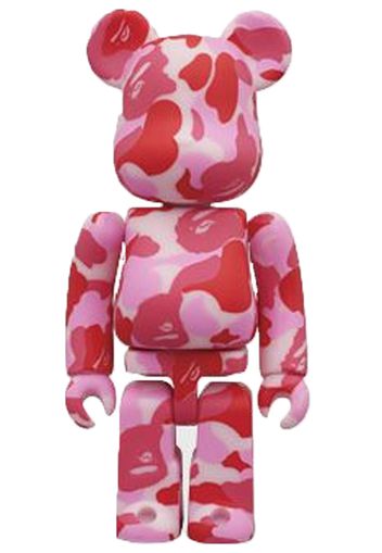 Bearbrick BAPE Play 100% Camo Pink