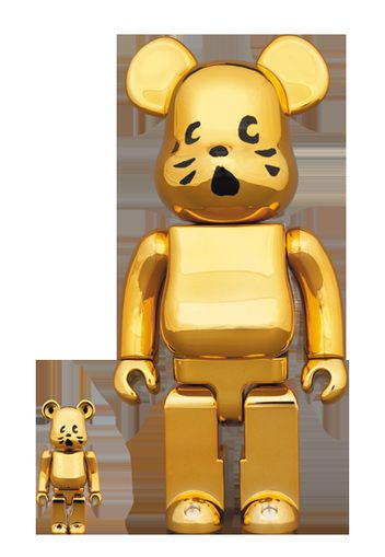 Bearbrick Nya Gold Plated Ver. 100% & 400% Set Gold