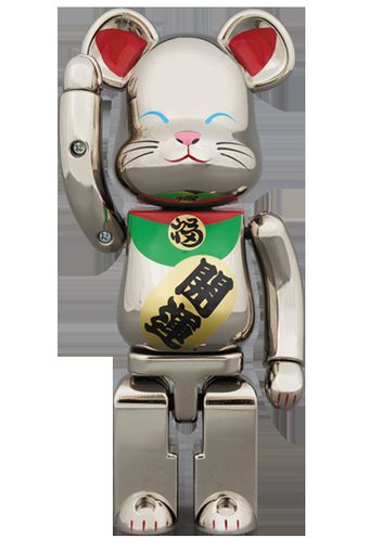 Bearbrick Chogokin Maneki Neko 200% Silver Plated