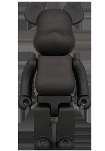 Bearbrick x Amirex Dry Carbon (Plain Weave) 400% Black