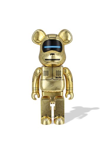 Bearbrick x BAPE x Hajime Sorayama Baby Milo 1000% Gold