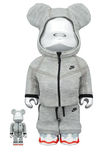 Bearbrick x Nike Tech Fleece N98 100% & 400% Set